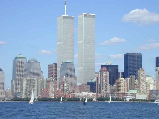 twin towers attack pictures. the World Trade Center