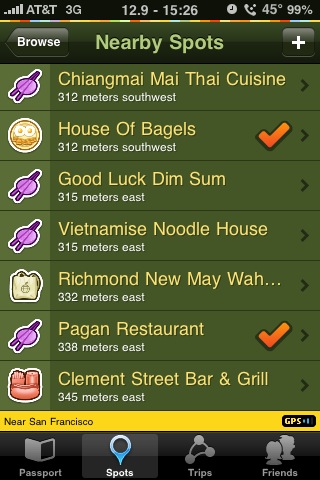 Nearby Spots, cut off