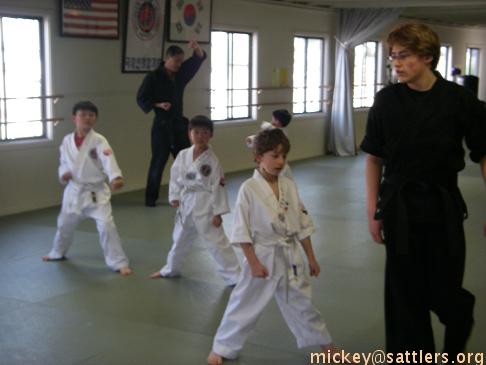 Miles teaches Hapkido